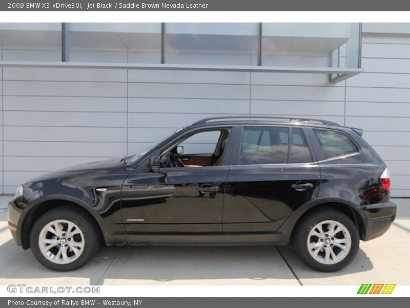 Jet Black / Saddle Brown Nevada Leather 2009 BMW X3 xDrive30i