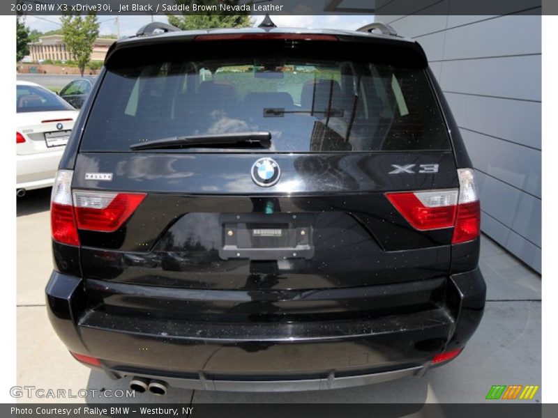 Jet Black / Saddle Brown Nevada Leather 2009 BMW X3 xDrive30i