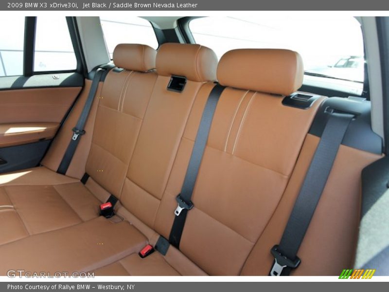 Jet Black / Saddle Brown Nevada Leather 2009 BMW X3 xDrive30i