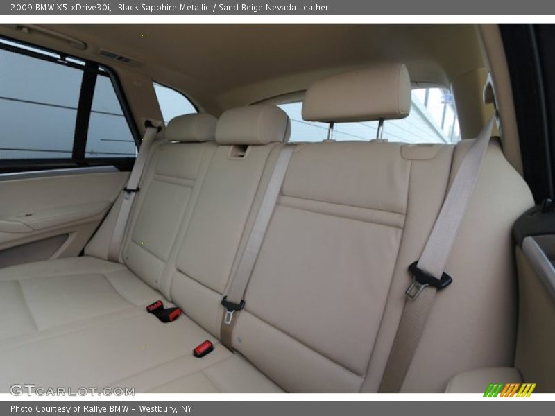 Black Sapphire Metallic / Sand Beige Nevada Leather 2009 BMW X5 xDrive30i