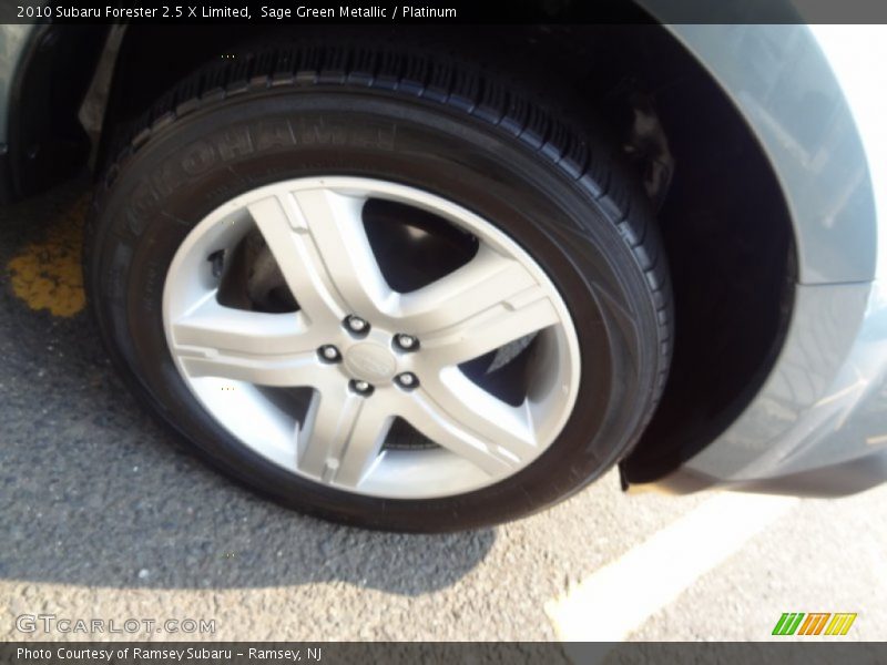 Sage Green Metallic / Platinum 2010 Subaru Forester 2.5 X Limited