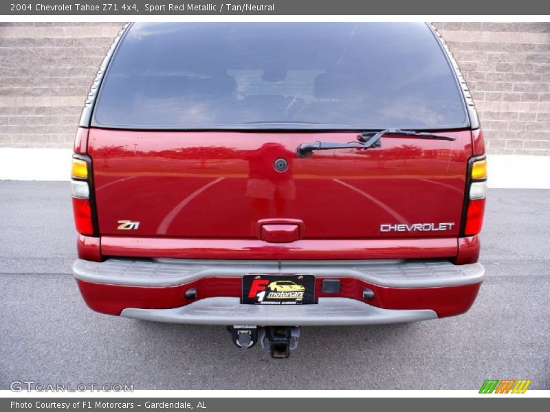 Sport Red Metallic / Tan/Neutral 2004 Chevrolet Tahoe Z71 4x4