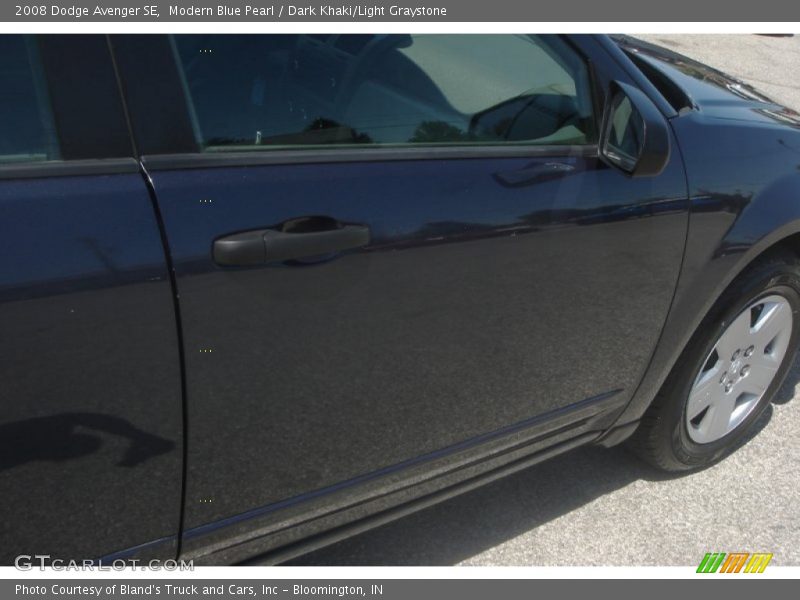 Modern Blue Pearl / Dark Khaki/Light Graystone 2008 Dodge Avenger SE