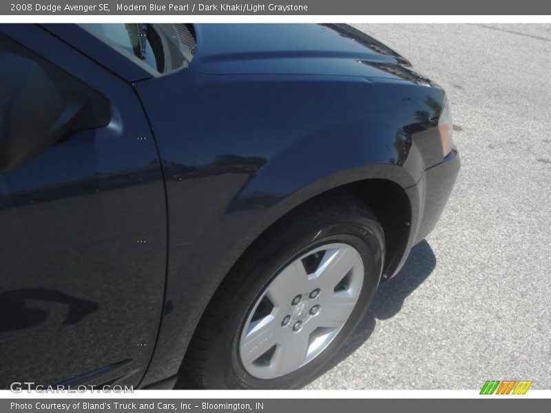 Modern Blue Pearl / Dark Khaki/Light Graystone 2008 Dodge Avenger SE