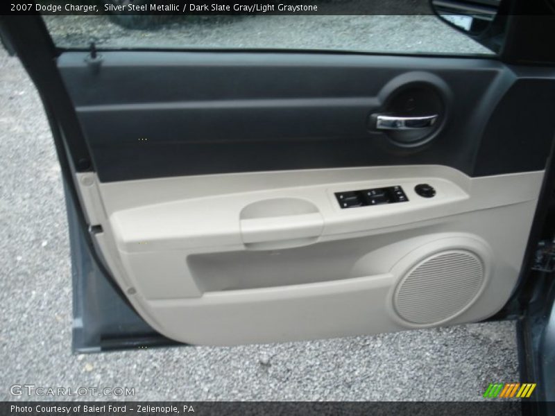 Silver Steel Metallic / Dark Slate Gray/Light Graystone 2007 Dodge Charger