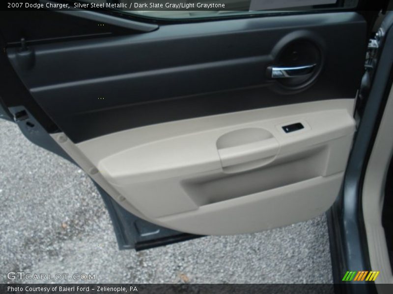 Silver Steel Metallic / Dark Slate Gray/Light Graystone 2007 Dodge Charger