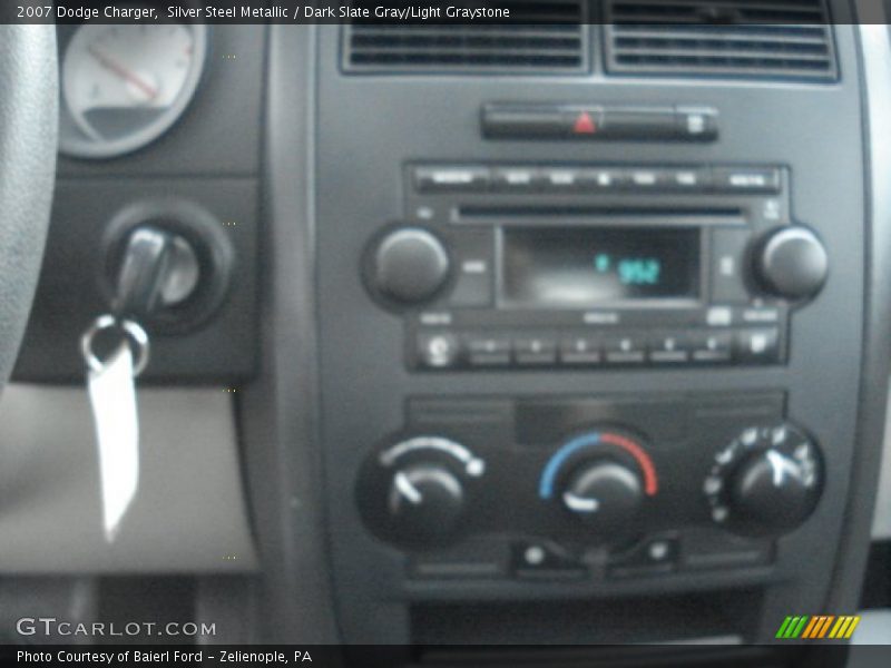 Silver Steel Metallic / Dark Slate Gray/Light Graystone 2007 Dodge Charger