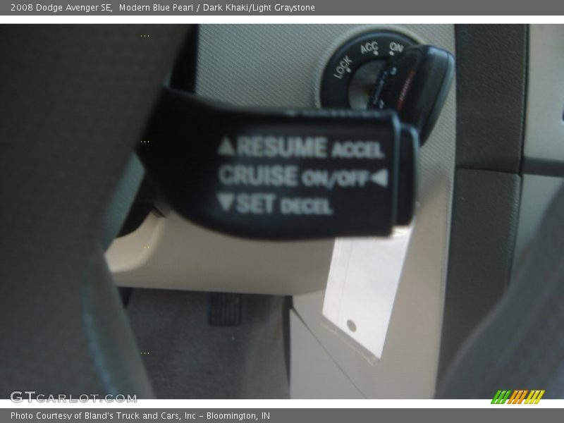 Modern Blue Pearl / Dark Khaki/Light Graystone 2008 Dodge Avenger SE