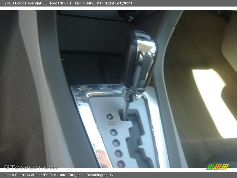 Modern Blue Pearl / Dark Khaki/Light Graystone 2008 Dodge Avenger SE