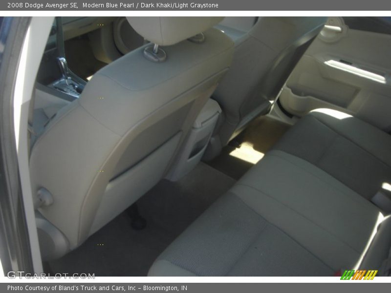 Modern Blue Pearl / Dark Khaki/Light Graystone 2008 Dodge Avenger SE