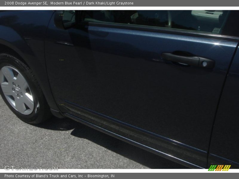 Modern Blue Pearl / Dark Khaki/Light Graystone 2008 Dodge Avenger SE