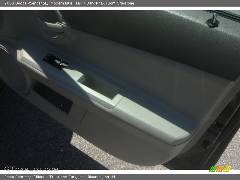 Modern Blue Pearl / Dark Khaki/Light Graystone 2008 Dodge Avenger SE