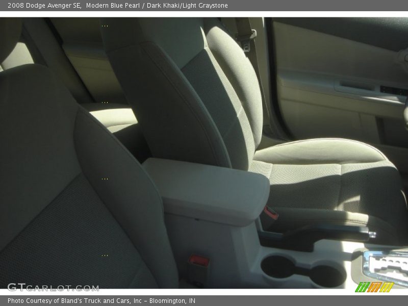 Modern Blue Pearl / Dark Khaki/Light Graystone 2008 Dodge Avenger SE