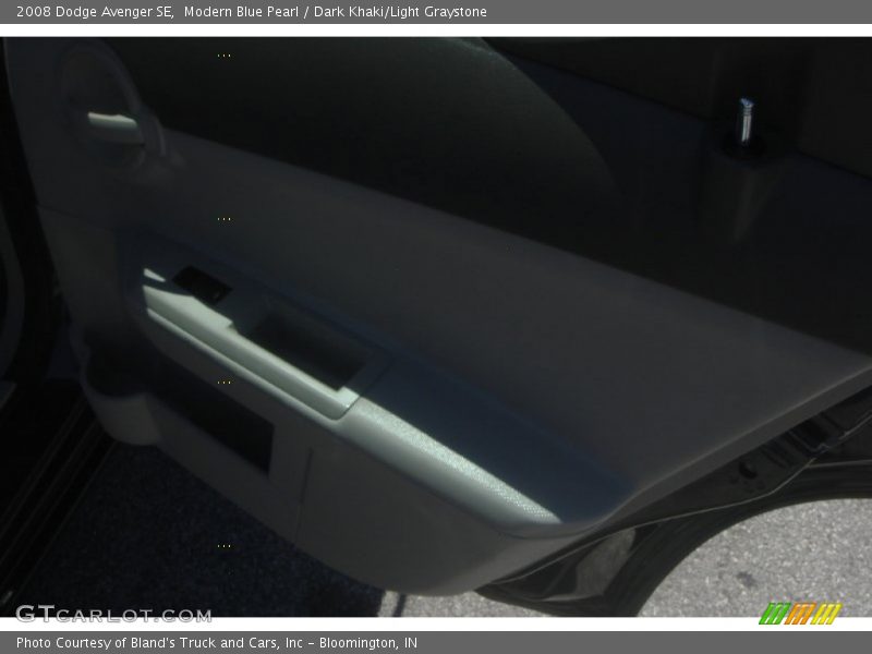 Modern Blue Pearl / Dark Khaki/Light Graystone 2008 Dodge Avenger SE