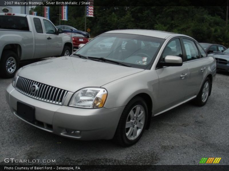 Silver Birch Metallic / Shale 2007 Mercury Montego