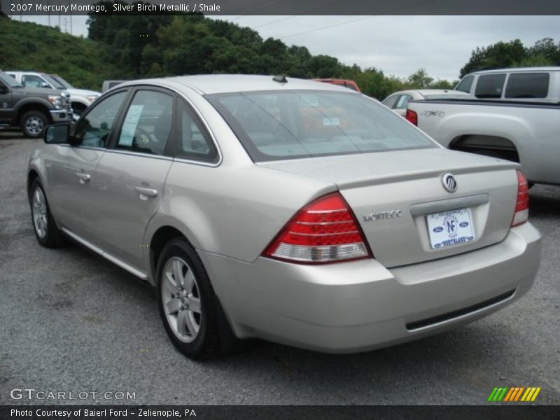 Silver Birch Metallic / Shale 2007 Mercury Montego