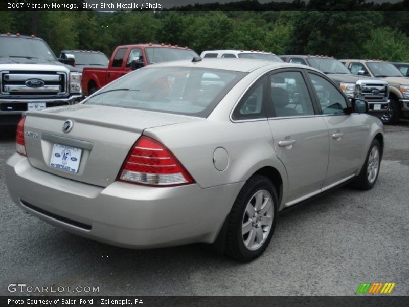 Silver Birch Metallic / Shale 2007 Mercury Montego