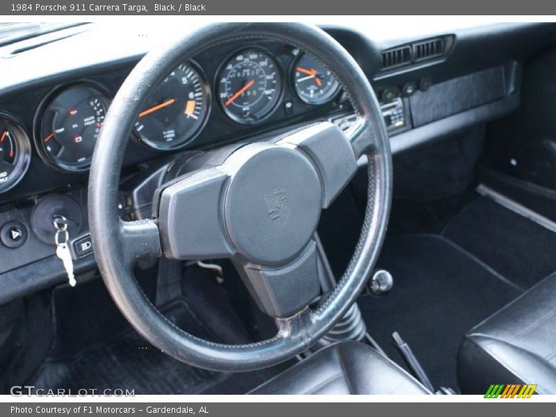  1984 911 Carrera Targa Black Interior