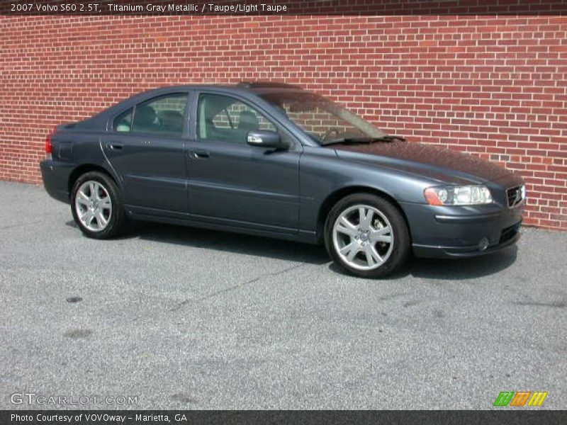 Titanium Gray Metallic / Taupe/Light Taupe 2007 Volvo S60 2.5T