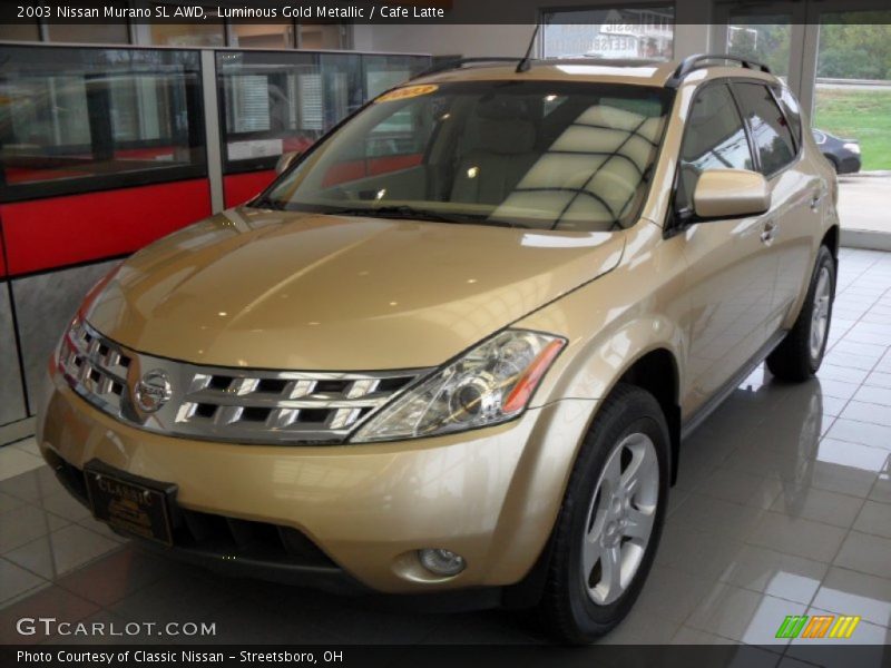 Luminous Gold Metallic / Cafe Latte 2003 Nissan Murano SL AWD