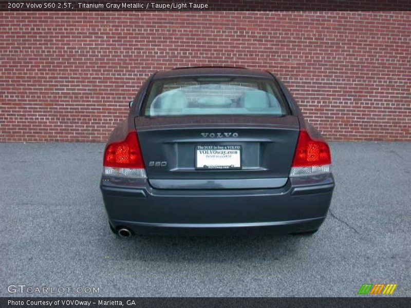 Titanium Gray Metallic / Taupe/Light Taupe 2007 Volvo S60 2.5T