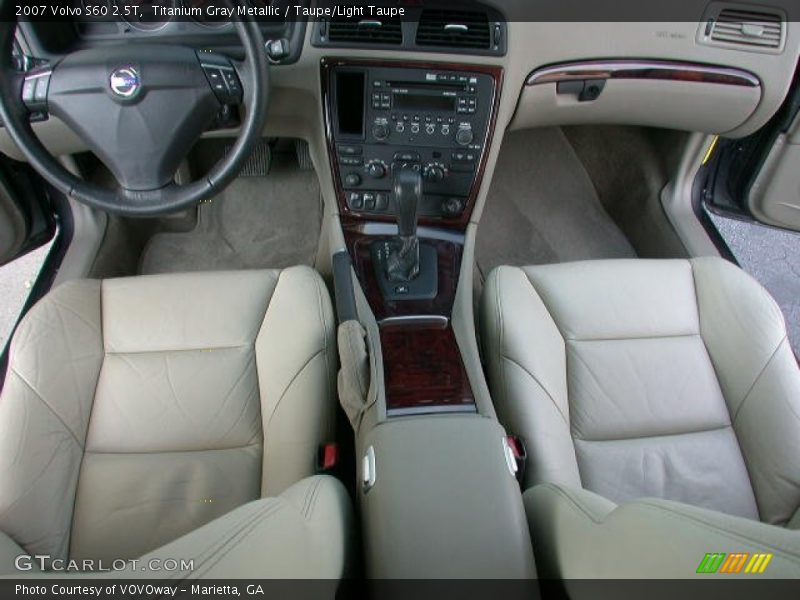 Titanium Gray Metallic / Taupe/Light Taupe 2007 Volvo S60 2.5T