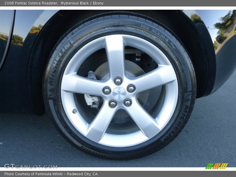 Mysterious Black / Ebony 2008 Pontiac Solstice Roadster