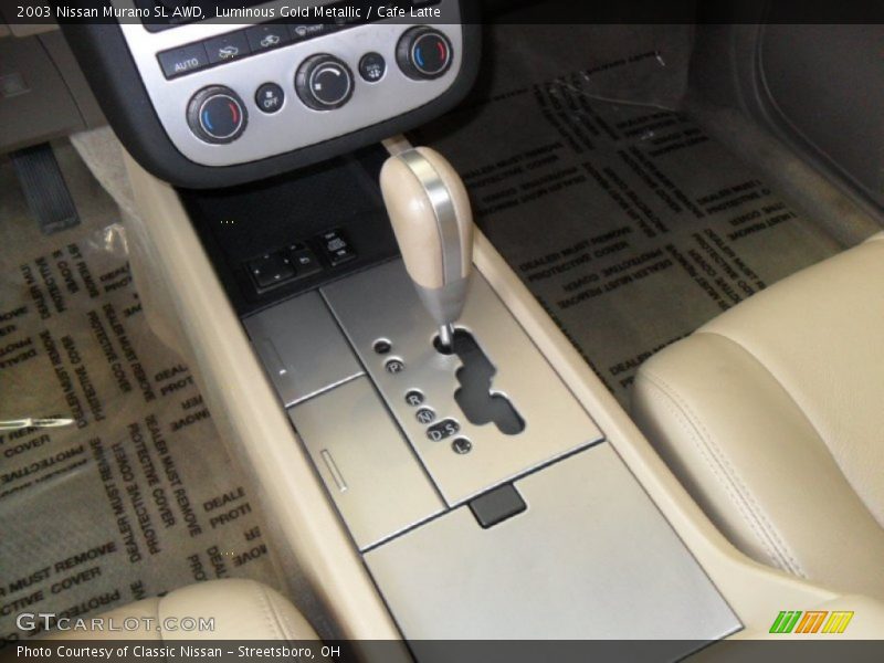 Luminous Gold Metallic / Cafe Latte 2003 Nissan Murano SL AWD