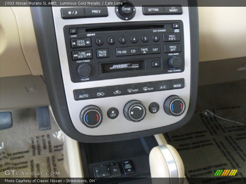 Luminous Gold Metallic / Cafe Latte 2003 Nissan Murano SL AWD