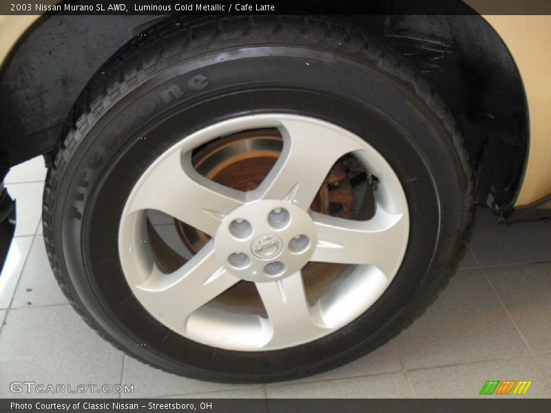 Luminous Gold Metallic / Cafe Latte 2003 Nissan Murano SL AWD