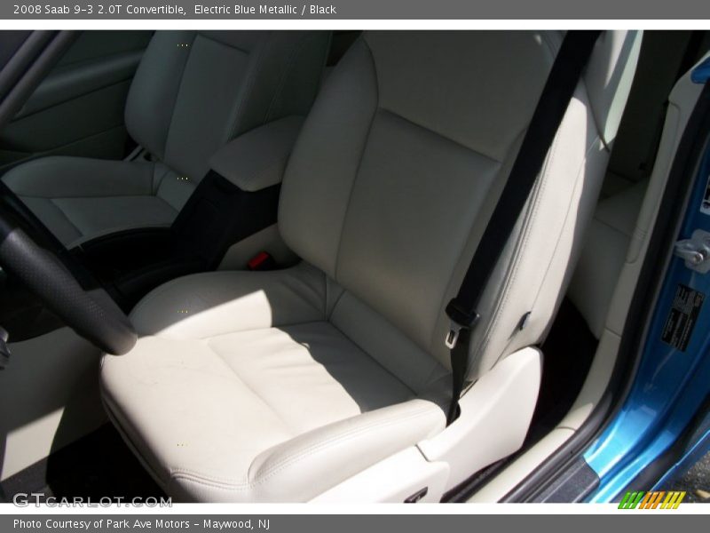 Electric Blue Metallic / Black 2008 Saab 9-3 2.0T Convertible