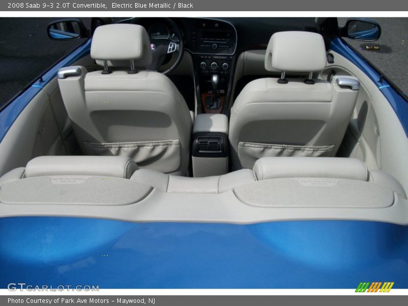 Electric Blue Metallic / Black 2008 Saab 9-3 2.0T Convertible