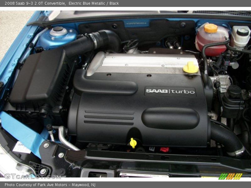 Electric Blue Metallic / Black 2008 Saab 9-3 2.0T Convertible