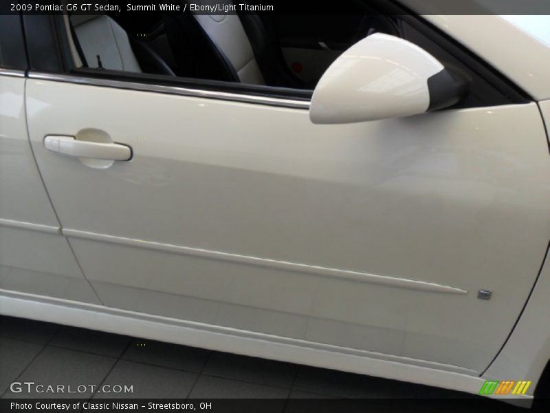 Summit White / Ebony/Light Titanium 2009 Pontiac G6 GT Sedan