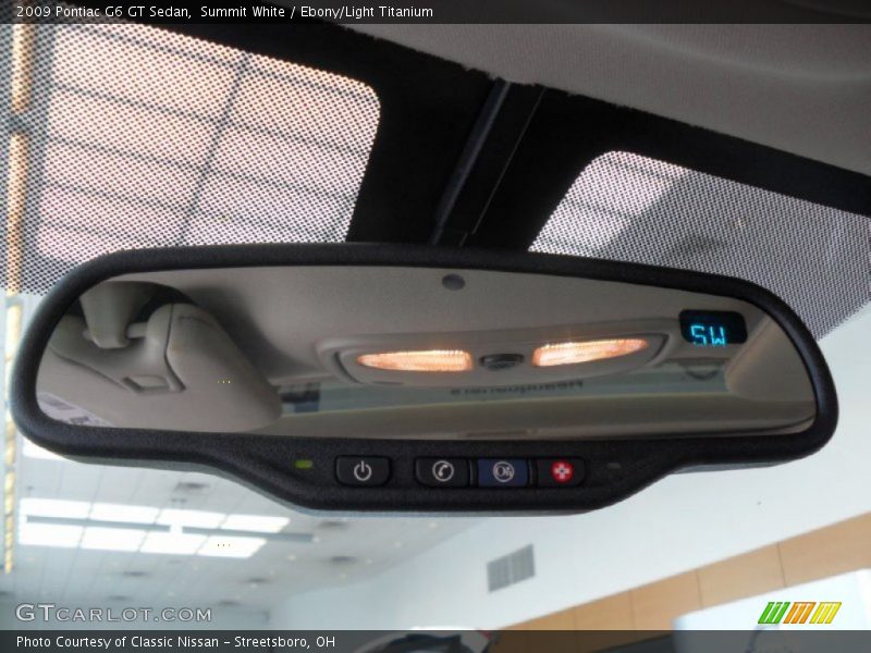 Summit White / Ebony/Light Titanium 2009 Pontiac G6 GT Sedan
