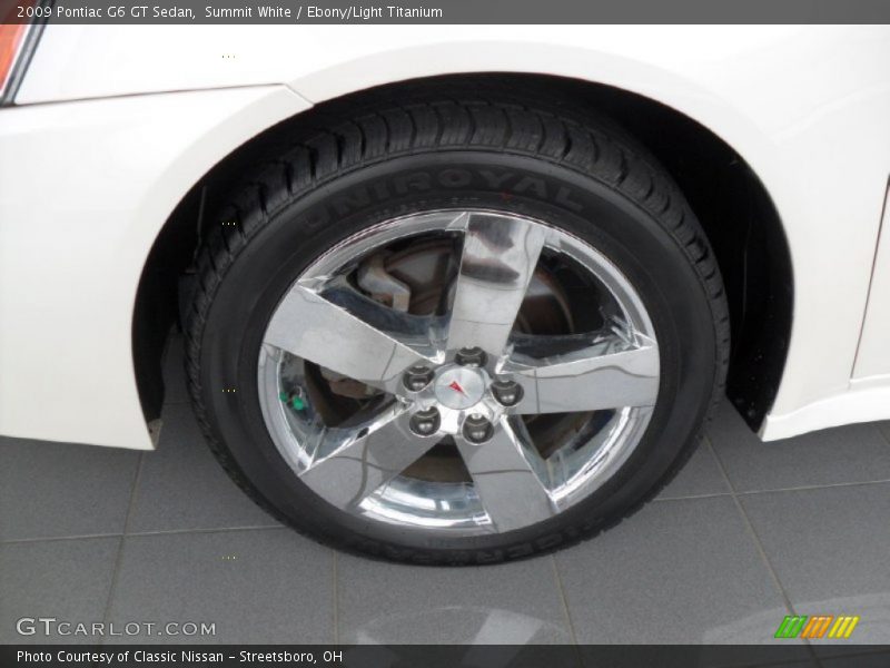 Summit White / Ebony/Light Titanium 2009 Pontiac G6 GT Sedan