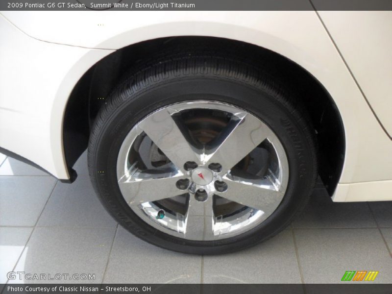 Summit White / Ebony/Light Titanium 2009 Pontiac G6 GT Sedan