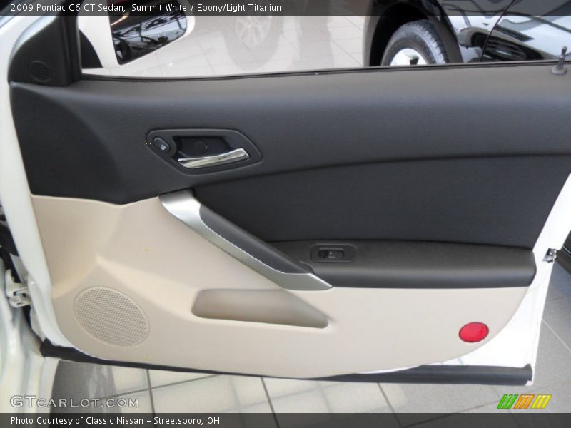 Summit White / Ebony/Light Titanium 2009 Pontiac G6 GT Sedan