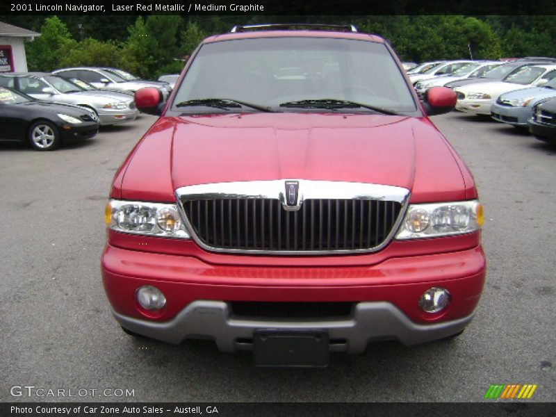 Laser Red Metallic / Medium Graphite 2001 Lincoln Navigator