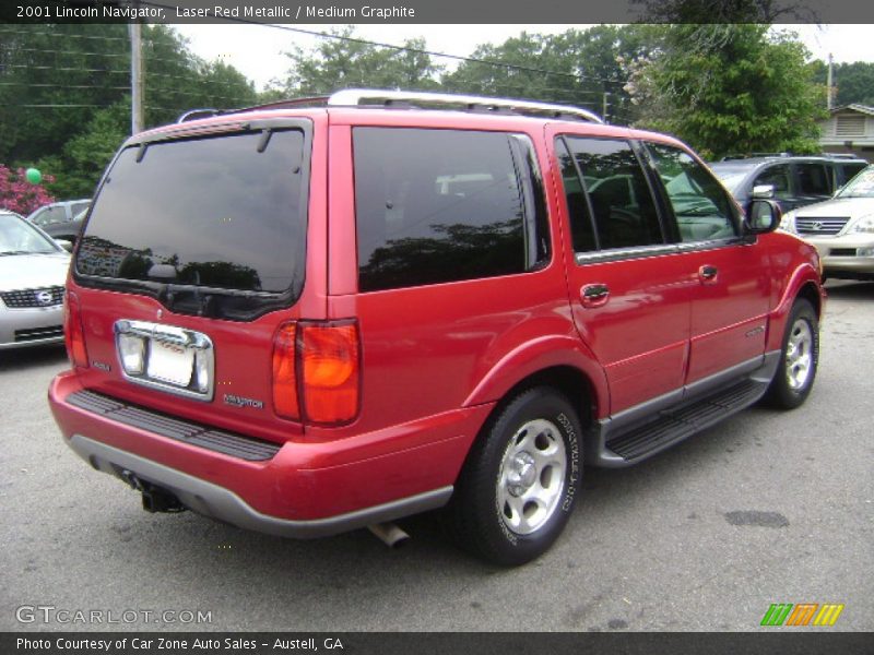 Laser Red Metallic / Medium Graphite 2001 Lincoln Navigator