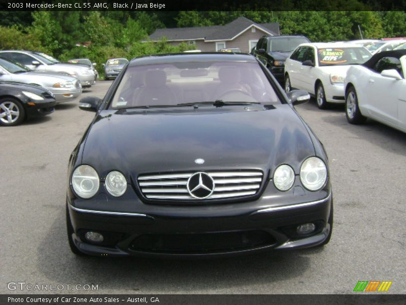 Black / Java Beige 2003 Mercedes-Benz CL 55 AMG