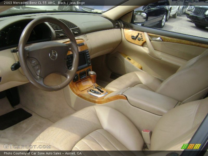 Black / Java Beige 2003 Mercedes-Benz CL 55 AMG