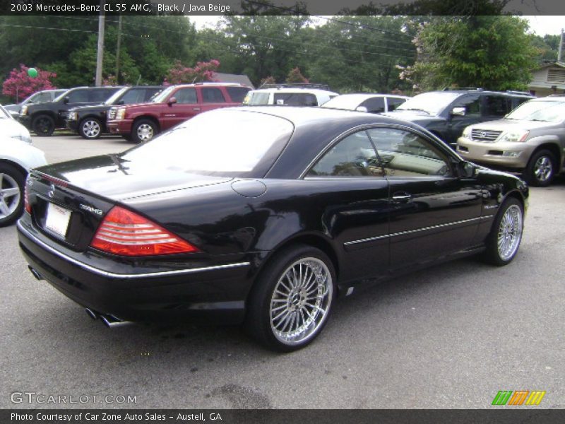 Black / Java Beige 2003 Mercedes-Benz CL 55 AMG