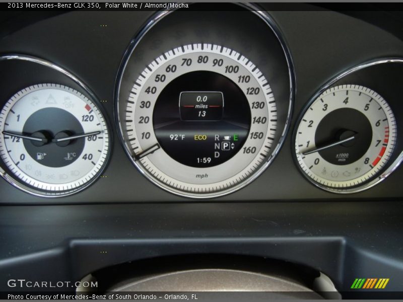  2013 GLK 350 350 Gauges