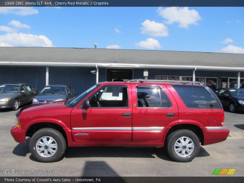 Cherry Red Metallic / Graphite 1999 GMC Jimmy SLT 4x4