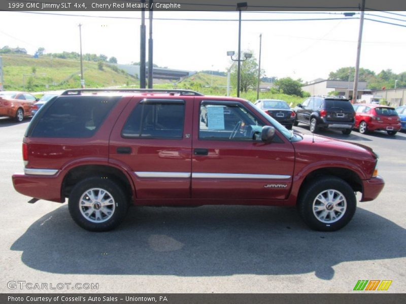 Cherry Red Metallic / Graphite 1999 GMC Jimmy SLT 4x4