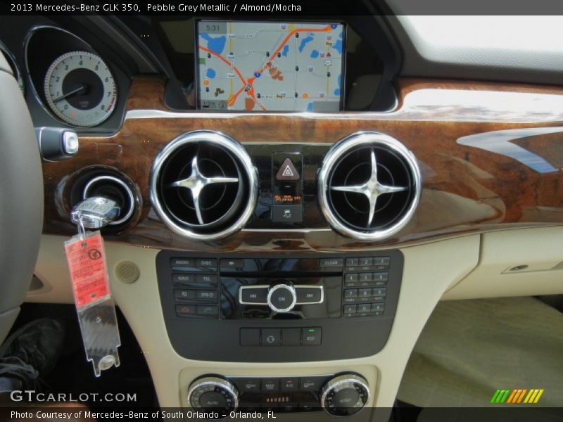 Pebble Grey Metallic / Almond/Mocha 2013 Mercedes-Benz GLK 350