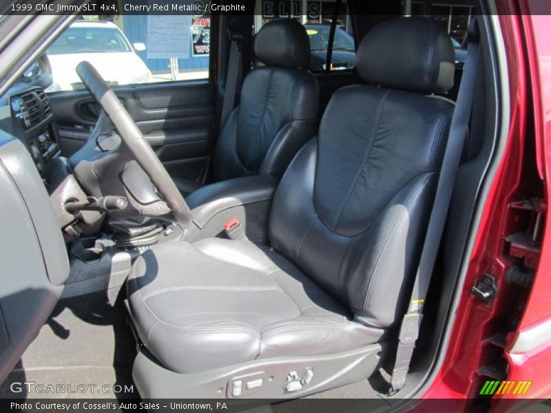 Cherry Red Metallic / Graphite 1999 GMC Jimmy SLT 4x4