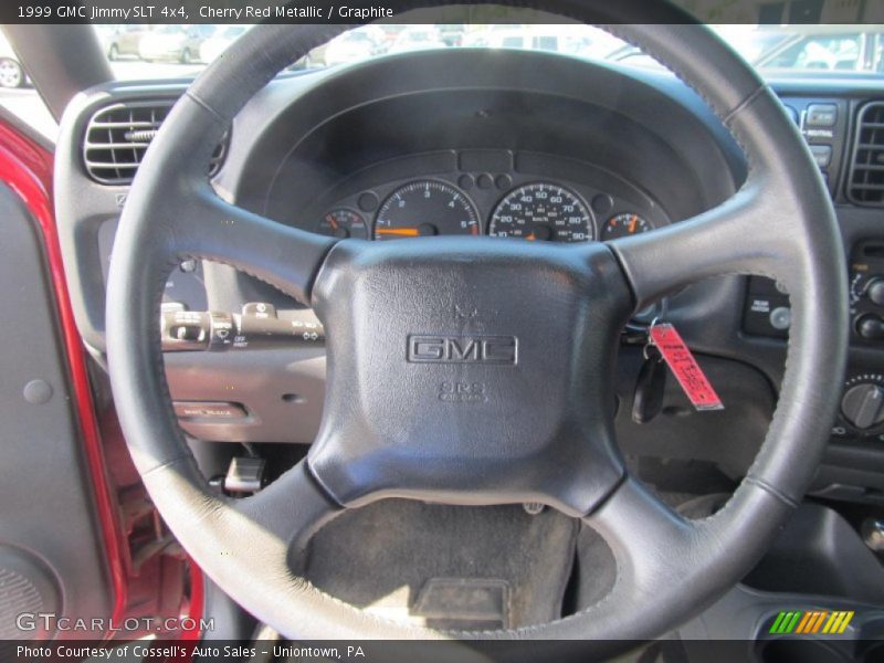 Cherry Red Metallic / Graphite 1999 GMC Jimmy SLT 4x4
