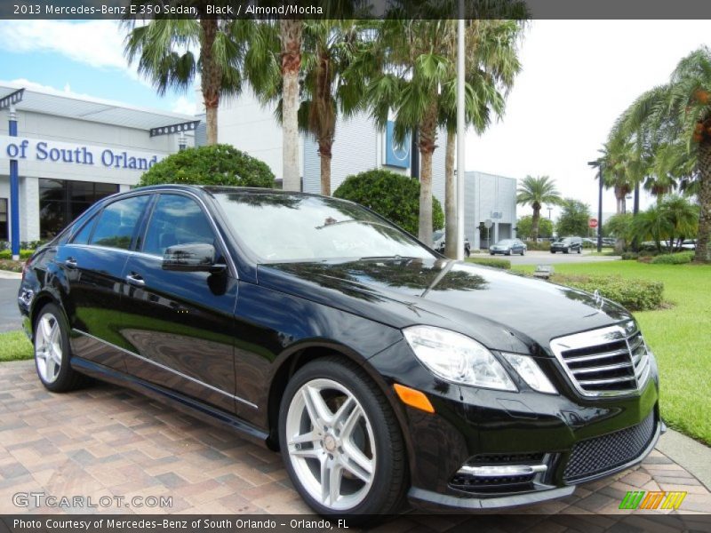 Black / Almond/Mocha 2013 Mercedes-Benz E 350 Sedan